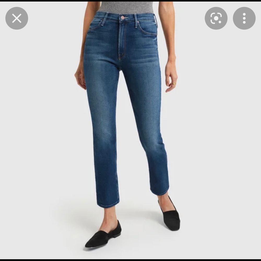 NWOT MOTHER Mid Rise Dazzler Ankle Jean